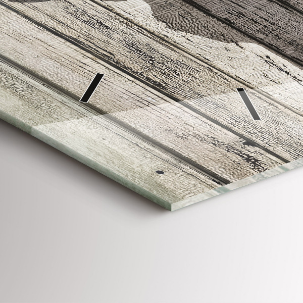 Vízszintes üvegóra Világtérkép táblák