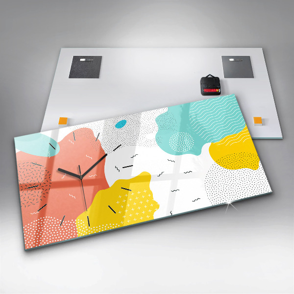 Vízszintes üvegóra POP absztrakció