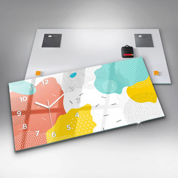 Vízszintes üvegóra POP absztrakció