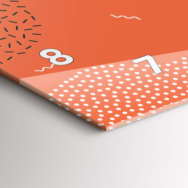 Vízszintes üvegóra POP absztrakció