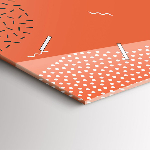 Vízszintes üvegóra POP absztrakció