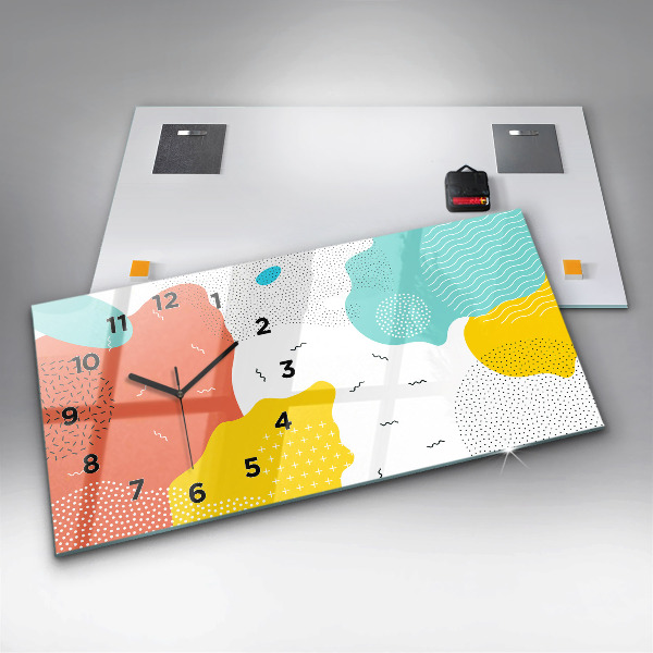 Vízszintes üvegóra POP absztrakció