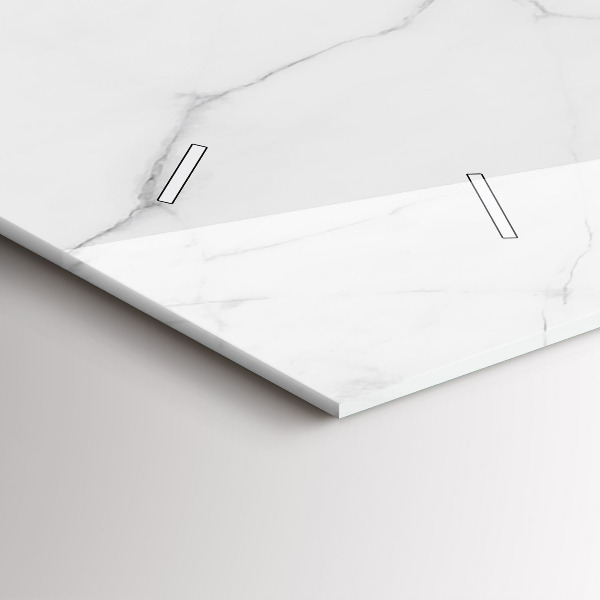 Vízszintes üvegóra Dekoratív márvány