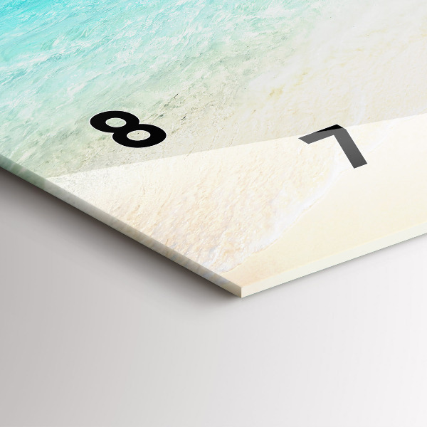 Vízszintes üvegóra Trópusi sziget