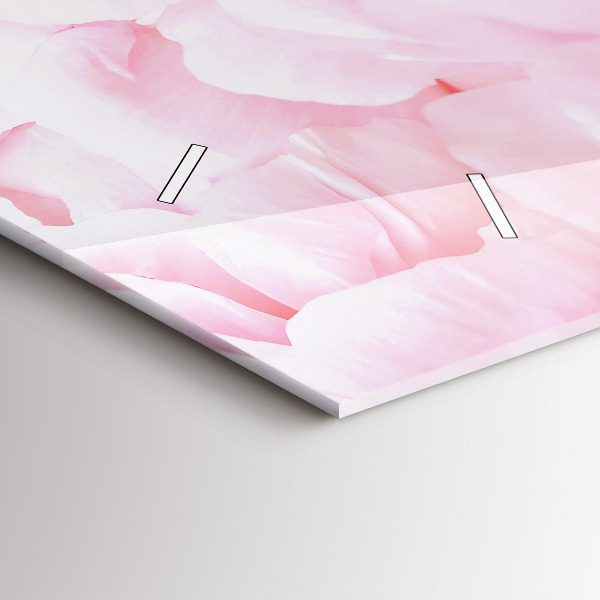 Vízszintes üvegóra Virágzó virágok