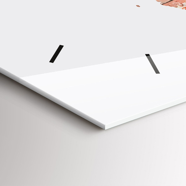 Vízszintes üvegóra Régi tégla térkép