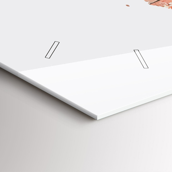 Vízszintes üvegóra Régi tégla térkép