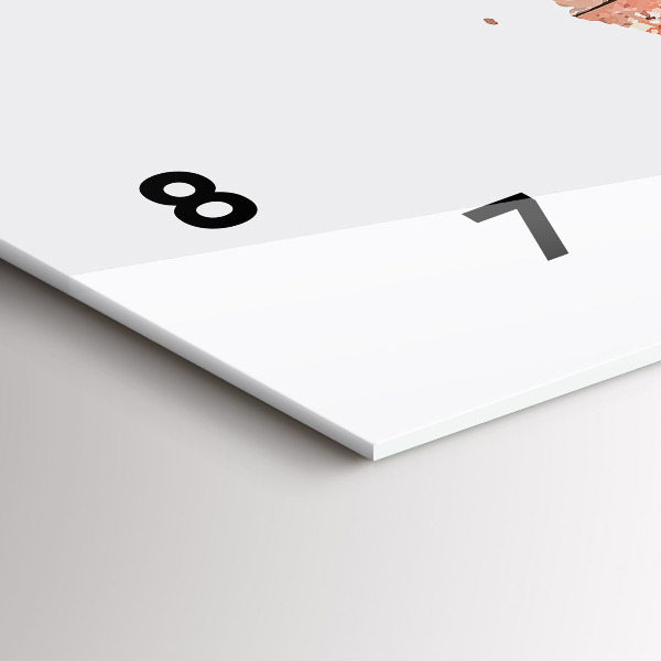 Vízszintes üvegóra Régi tégla térkép