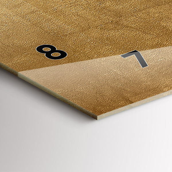 Vízszintes üvegóra Dekoratív vászon