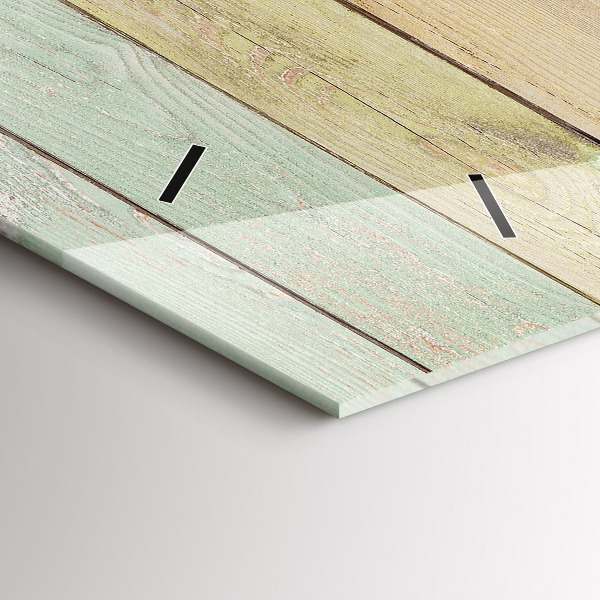 Vízszintes üvegóra Színes táblák