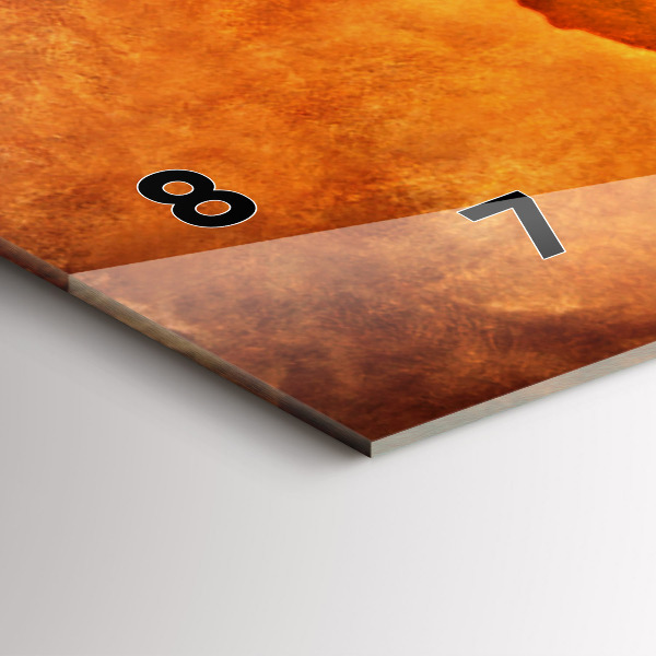 Vízszintes üvegóra Nagy világtérkép