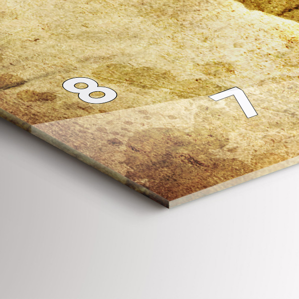 Vízszintes üvegóra Régi világtérkép