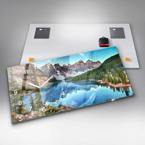 Vízszintes üvegóra Hegyi táj