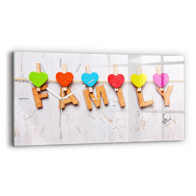 Vízszintes üvegóra A feliratcsalád