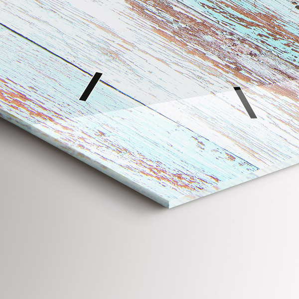 Vízszintes üvegóra Pasztell fa