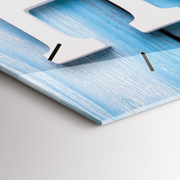 Vízszintes üvegóra A feliratos ház