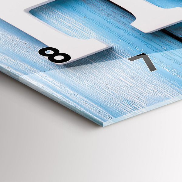 Vízszintes üvegóra A feliratos ház