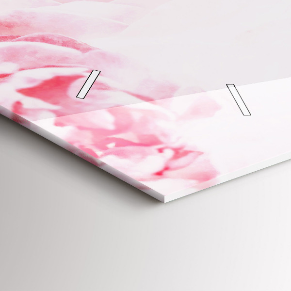 Vízszintes üvegóra Virágzó virágok