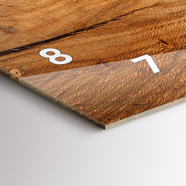 Vízszintes üvegóra Fa textúra