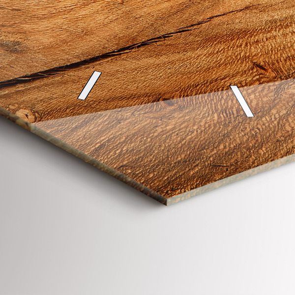 Vízszintes üvegóra Fa textúra