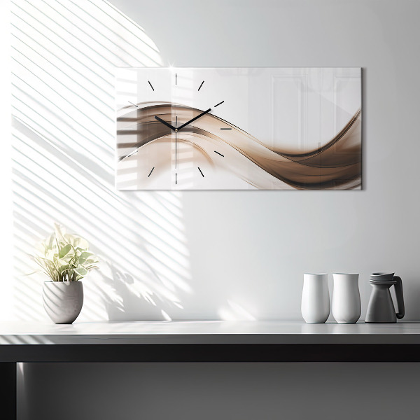 Vízszintes üvegóra Absztrakciós vonal