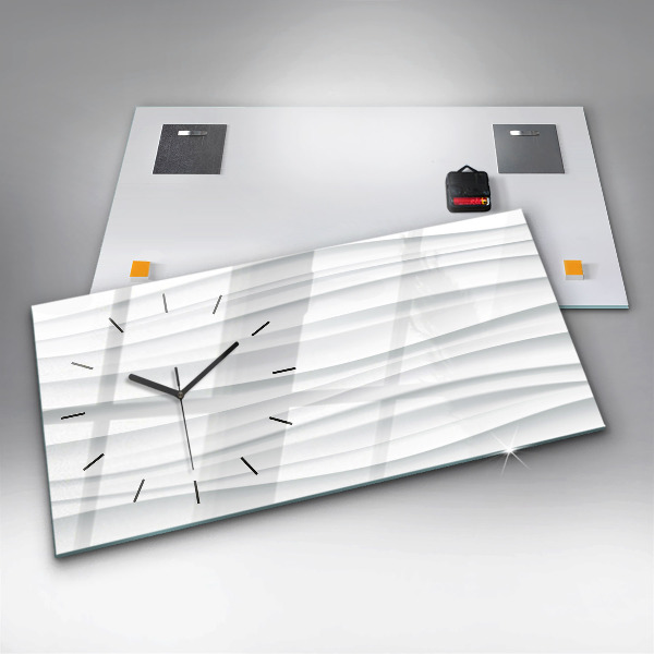 Vízszintes üvegóra Hullámok textúrája