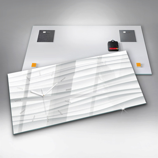 Vízszintes üvegóra Hullámok textúrája