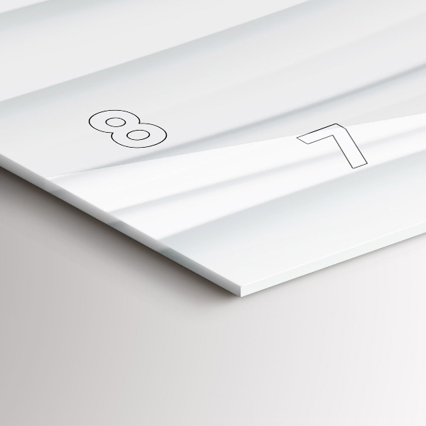 Vízszintes üvegóra Hullámok textúrája