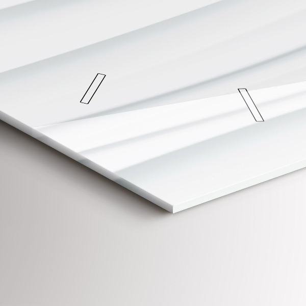 Vízszintes üvegóra Hullámok textúrája