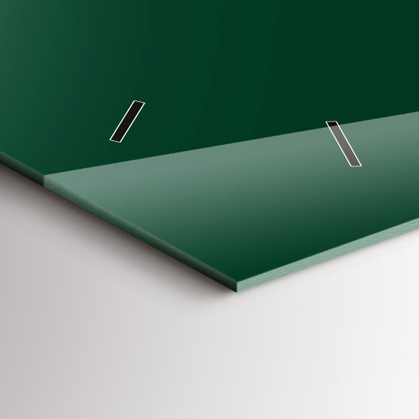 Vízszintes üvegóra Színe üveg zöld