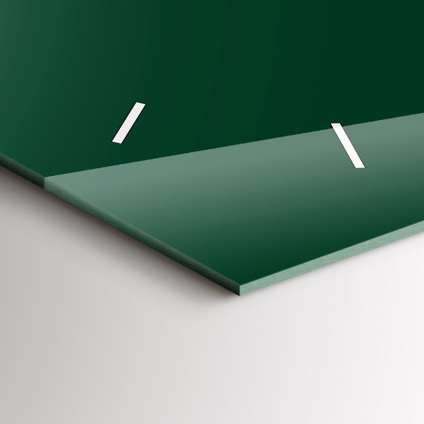 Vízszintes üvegóra Színe üveg zöld