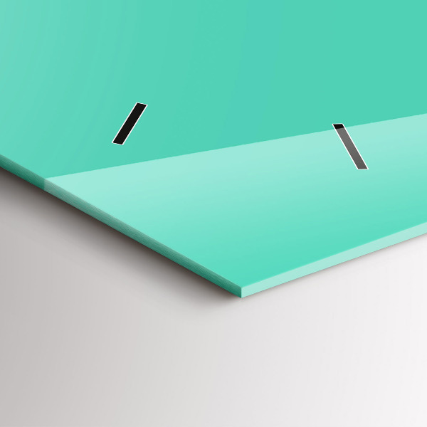 Vízszintes üvegóra Türkiz színű