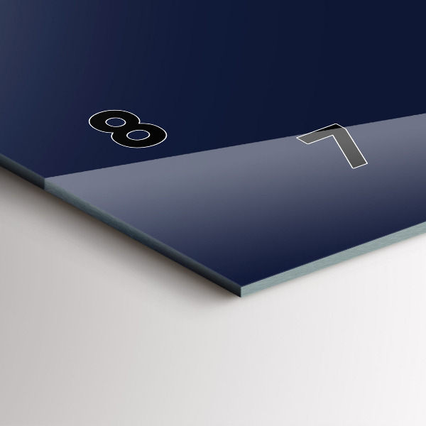 Vízszintes üvegóra Színe sötétkék