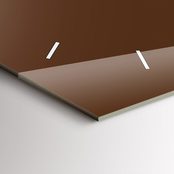 Vízszintes üvegóra Barna színű