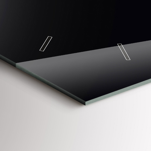 Vízszintes üvegóra Szín fekete