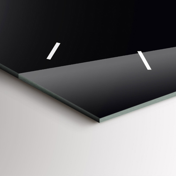 Vízszintes üvegóra Szín fekete