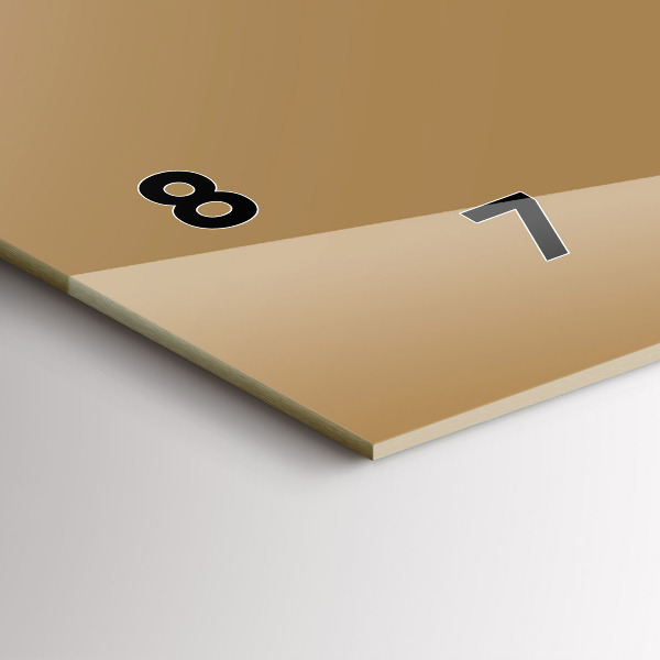 Vízszintes üvegóra Színe sötét bézs