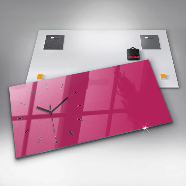 Vízszintes üvegóra Színe erős rózsaszín