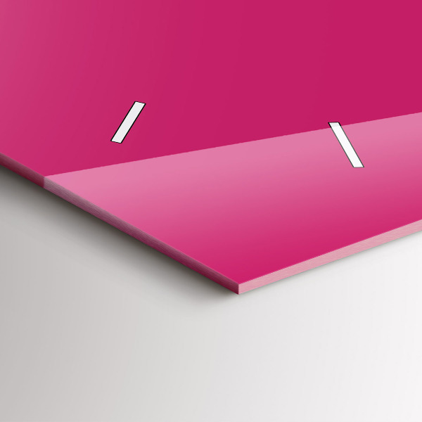 Vízszintes üvegóra Színe erős rózsaszín