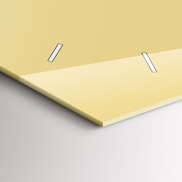 Vízszintes üvegóra Krém színű