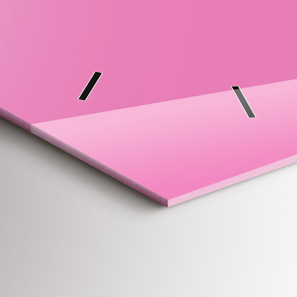 Vízszintes üvegóra Szín rózsaszín