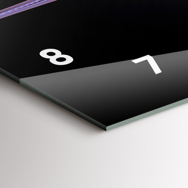 Vízszintes üvegóra Lila absztrakció