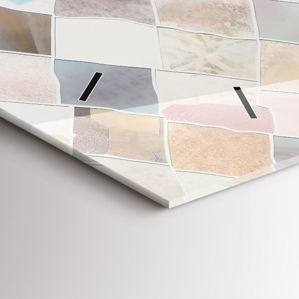 Vízszintes üvegóra Színes csempe