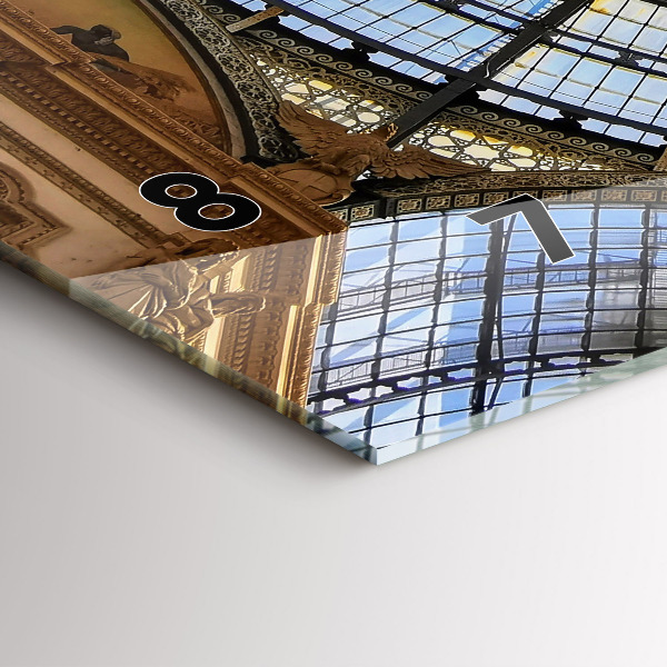 Vízszintes üvegóra Milánói bevásárlóközpont