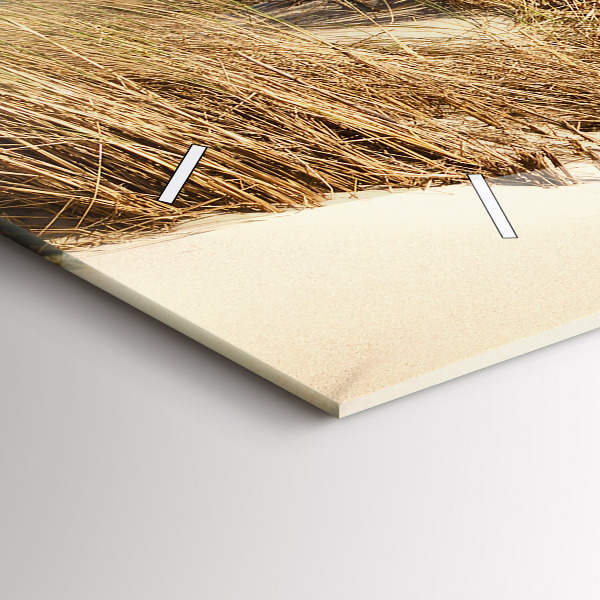 Vízszintes üvegóra Kilátás a tengerpartra