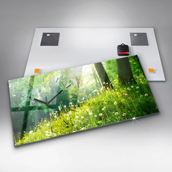 Vízszintes üvegóra Tavaszi természet