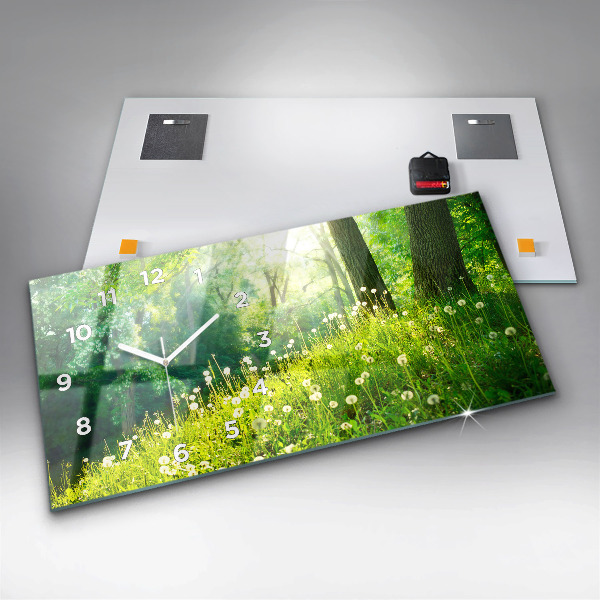 Vízszintes üvegóra Tavaszi természet