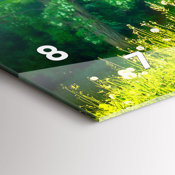 Vízszintes üvegóra Tavaszi természet