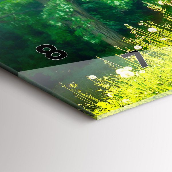 Vízszintes üvegóra Tavaszi természet