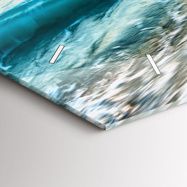 Vízszintes üvegóra Strand, tenger és homok